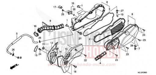AIR CLEANER NSC110MPDC de 2012